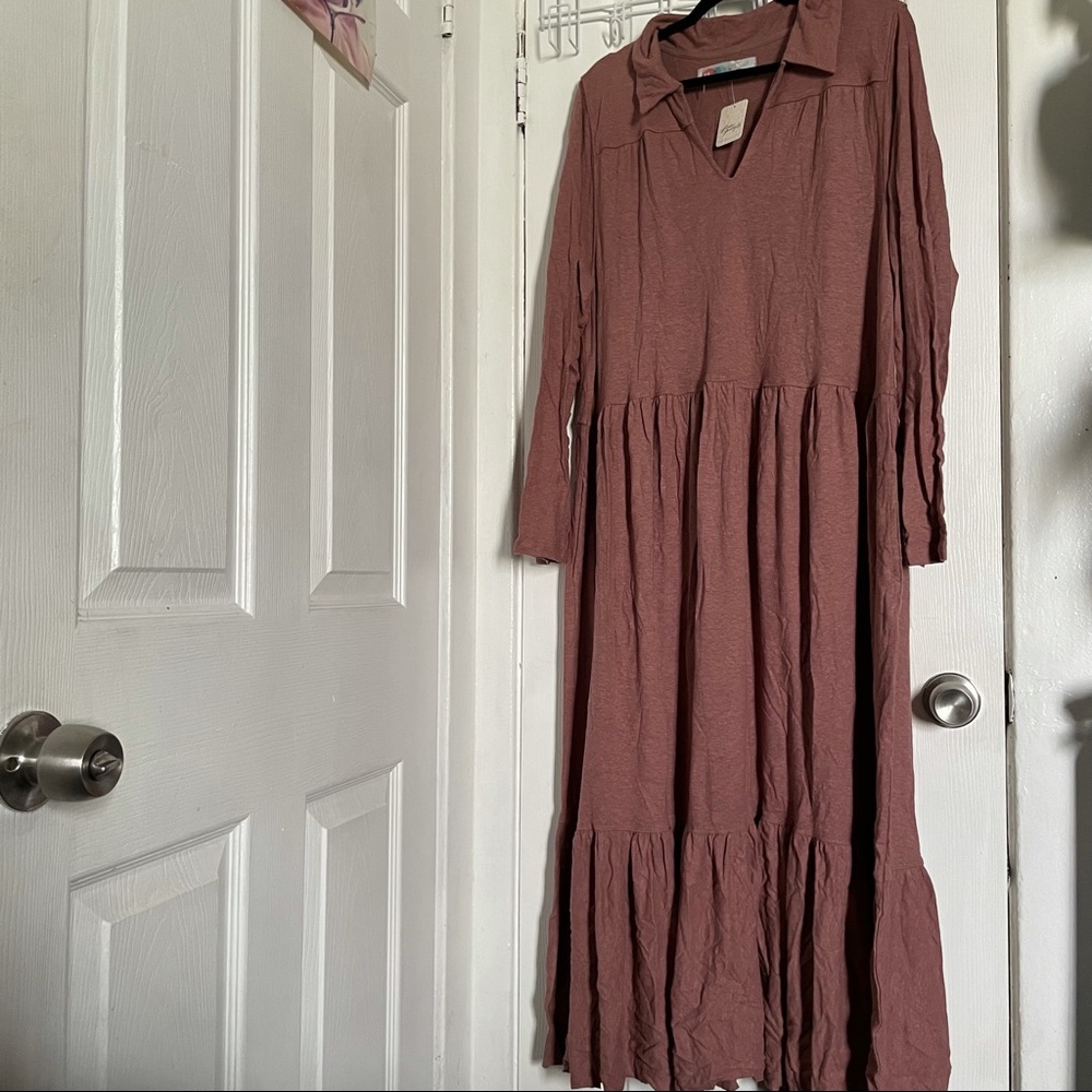 Free People Moonlight MIDI Dress in summer sparrow